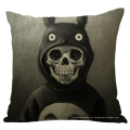 Funda de cojín Hot Linen Halloween Skull Pillow